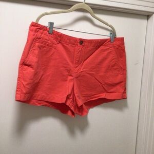 Womens Gap Coral/orange Khaki Shorts